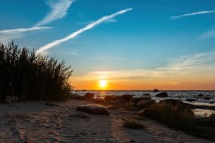 Vääna ranna päikeseloojang