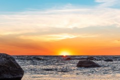 Vääna ranna päikeseloojang